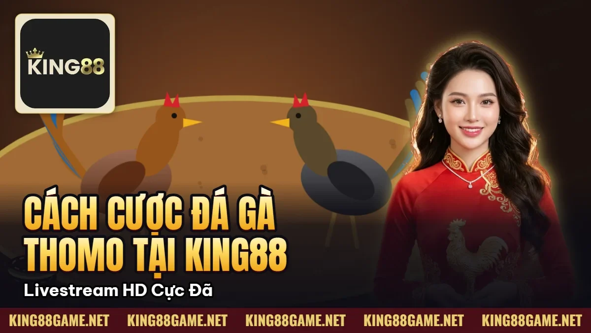 Cách Cược Đá Gà Thomo Tại King88 – Livestream HD Cực Đã Cách Cược Đá Gà Thomo Tại King88 – Livestream HD Cực Đã